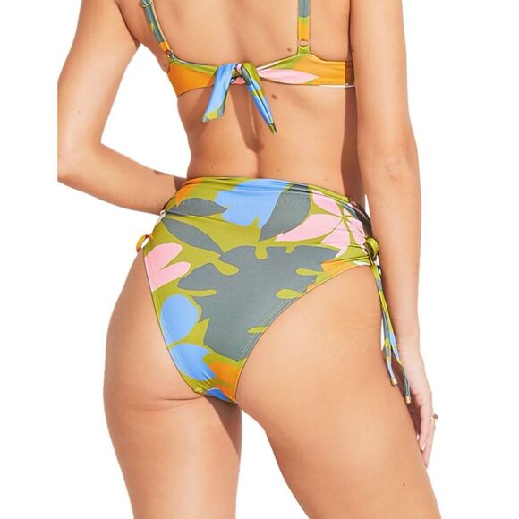 Vitamin A Gemma Ruched High Waisted Bikini Bottom - Picture 2 of 7